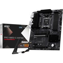 Odea Msı Pro B850-S WIFI6E, Am5 Anakart, Ddr5 8200MHZ(OC), HDMI Dp, 2x M.2, USB 10GBPS, 2.5g Lan, Wi-Fi 6e, Atx