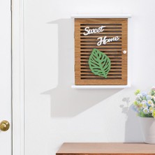 Odea Porsima 2069 Duvara Montajlı Dekoratif Anahtarlık Dolabı - Duvar Askılı Anahtar Saklama Kabini 21X25,5CM