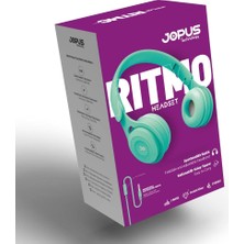 Odea Jopus Ritmo Kulak Üstü Kablolu Kulaklık Katlanabilir Js-80 (Yeşil)