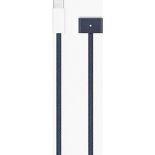 Odea Coverzone Usb-C To Magsafe 3 Uyumlu Manyetik Şarj Kablosu 2 Metre, MacBook ile Uyumlu Hızlı Şarj Kablosu, LED Şarj Göstergeli, Dayanıklı Örgülü Type-C Laptop Şarj Kablosu | ZR332