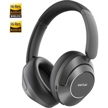 Odea Earfun Wave Pro Kulak Üstü Bluetooth Kulaklık - Anc - 80 Saate Kadar Pil Ömrü - Siyah (Earfun Türkiye Garantili)