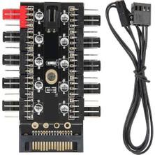Odea 4988 10 Port Fan Power Sata Güç Switch Pwm Çoklayıcı