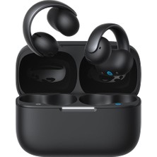 Odea Anker Soundcore Aeroclip Bluetooth Kulaklık, 4 Yapay Zeka Destekli Mikrofon, 12 mm Sürücüler, Yüksek Çözünürlüklü Ses, Siyah - A3388