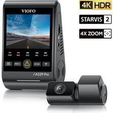 Odea Viofo A229 Pro Tele 2 Kanallı Ön+Telefoto 4k+2k Hdr Sony Starvıs 2 Sensör Gps'li Araç Kamerası