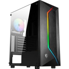 Odea Msı Mag Vampırıc 100R Temperlı Cam 1 x A-Rgb Fan 1 x 120MM Fan Atx Gamıng Bılgısayar Kasası