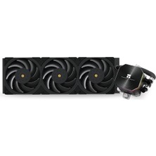 Odea Thermalright Frozen Edge 360 Black 360MM Intel Amd Uyumlu Üç Fanlı Sıvı Işlemci Soğutucu Siyah