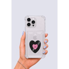 Renas Store iPhone 16 Pro Max Kartlıklı Vinly Desenli Kılıf