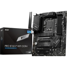 Odea Msı Pro B760-P Wıfı Ddr4 Intel B760 Soket 1700 Ddr4 5333(OC) Mhz Atx Gaming (Oyuncu) Anakart