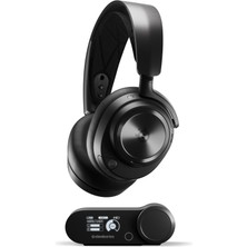Odea Steelseries Arctis Nova Pro Wireless Multi-Platform Gaming Kulaklık, Hi-Fi Ses Sürücüleri, Aktif Gürültü Giderme - Clearcast Gen2 Mikrofon - Pc, Ps5, Ps4, Switch, Mobil Siyah