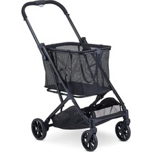 Odea Joovy 70 Lb Toplam Ağırlık Kapasitesi, Şık Çıkarılabilir Tote, Kolay Direksiyon Için Döner Lastikler, Tek Elle Kompakt Katlama ve Tek Adımlı Park Freni (Siyah Çerçeve) Içeren Boot Alışveriş Sepeti
