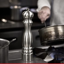 Odea Peugeot 32517 Paris Chef Karabiber Değirmeni Paslanmaz Çelik, 6,97 x 6,97 x 30 Cm, Gümüş