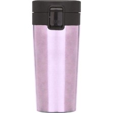 Odea 400ML Filtreli Rahat Içim Kilitlenebilir Paslanmaz Çelik Termos Kahve Mug Bpa Içermez (Pudra-Pembe)