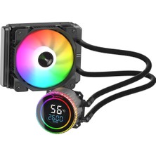 Odea Gamepower Skadi Round 120 Argb 120MM Sıvı Işlemci Soğutucu Am5 ve LGA1700 Uyumlu