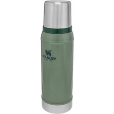 Odea Stanley Classic Legendary Vakumlu Termos 0.75 Litre - Yeşil (Hammertone Green) | Paslanmaz Çelik