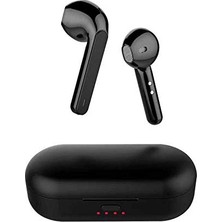 Odea Psr Aksesuar BTK-ZR52 Bluetooth Kulaklık – Kablosuz Şarj Kutulu Kulaklık, Bluetooth 5.0, Dokunmatik Kontrol, Gürültü Azaltma, Yüksek Ses Kalitesi (Siyah)