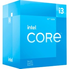Odea Intel Core I3-12100F 3.30GHZ 4 Çekirdek 12MB L3 Önbellek Soket 1700 Işlemci