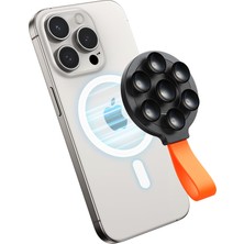Odea Joyroom Manyetik Vantuz Telefon Montajı, Magsafe Için Silikon Telefon Kılıfı Kavrama Standı Tutucu, Eller Serbest Ayna Duş Telefon Tutacağı Dağı Fit iPhone 16 Pro Max, Tiktok Creator|videolar|