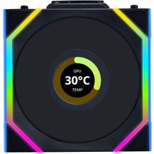 Odea Lian Li Unı Fan Sl Wıreless LCD 1X120MM Siyah Kasa Fanı (G99.12SLLCD1W1B.00)