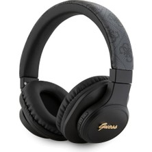 Odea Cg Mobıle Guess Tone On Tone Script Bluetooth Kulaklık Kulaklık Siyah ve Gri