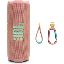 Odea Jbl Flip 7 - Taşınabilir Su Geçirmez ve Düşmeye Dayanıklı Hoparlör, Yapay Zeka Ses Arttırıcı Kalın Pro Ses, 16 Saat Çalma Süresi ve Değiştirilebilir Aksesuarlara Sahip Pushlock Sistemi (Pembe)