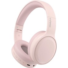 Odea Lenovo Thinkplus TH30 Kablosuz Bluetooth Kulaküstü Kulaklık Pembe