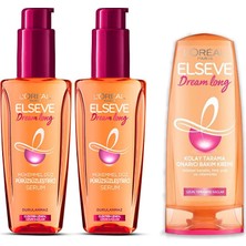 Odea L’oréal Paris Elseve Dream Long Mükemmel Düz Pürüzsüzleştirici Serum 2'li Set & Saç Bakım Kremi 175ML
