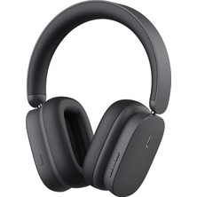 Odea Baseus Bowie H1 Anc Bluetooth 5.2 Kulaküstü Kulakık, 70 Saat Oynatma, 40DB Aktif Gürültü Engelleme, 40MM Sürücüler, Gri