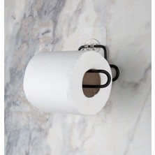 Odea Ydgr Sticker Yapışkanlı Siyah Açık Tuvalet Kağıtlığı Wc Kağıtlık Tutucu, VYDGR00001298