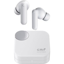 Odea Nothing Cmf Tomurcukları 2A Kablosuz Kulakiçi 2025 Yeni Aktif Gürültü Önleyici 42DB Hibrid Bluetooth Kulaklıklar Açık Gri
