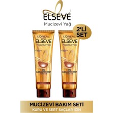 Odea Elseve 2'li Mucizevi Yağ Besleyen & Şekillendiren Saç Güzelleştirici Krem 150 ml Kuru ve Sert Saçlar 2 Adet