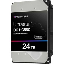 Odea Wd Ultrastar Dc HC580 WUH722424ALE6L4 - Sabit Disk - 24 Tb - Dahili - 3.5" (8.9 Cm) - Sata 6gb/s - 7200 Rpm - Tampon: 512 MB