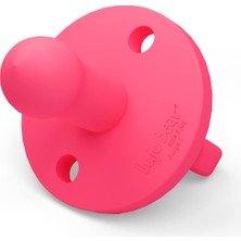 Odea Lujo Bear Safe&joy Silikon Emzik ve Diş Kaşıyıcı - Stage 2 - Dişli Bebekler Için - (+6 Ay) (Neon)