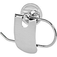 Odea BADEM10 Yapışkanlı Tuvalet Kağıtlık Aparat Kapalı Wc Kağıt Standı Bez Havluluk Paslanmaz Metal Sağlam Krom