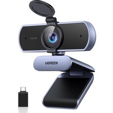 Odea Ugreen Pc Için 4K Web Kamerası, Mikrofonlu Ultra Hd Web Kamerası, Gizlilik Kapağı, 70° Fov, Pdaf Otomatik Odaklama, USB A ve USB C Adaptörü, Tak ve Çalıştır, Akış, Konferans, Yakınlaştırma, Anahtar 2
