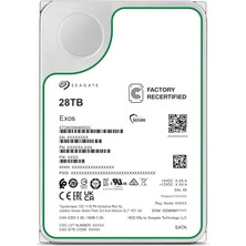 Odea Seagate Exos 28TB Dahili Sunucu Sabit Sürücüsü ST28000NM000C 3.5" HDD Sata 6gb/s 7200RPM 512MB Önbellek (Yenilenmiş)