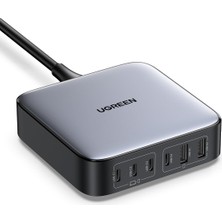Odea Ugreen 200W USB C Şarj Cihazı 100W + 100W 6 Bağlantı Noktalı Pd Şarj Cihazı Gan Iı Pps MacBook Pro/air iPhone iPad Pro ile Uyumludur.