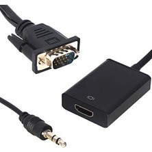 Odea Powermaster 18637 1 Pm 18637 VGA Erkek To HDMI Dişi Dönüştürücü Kablo