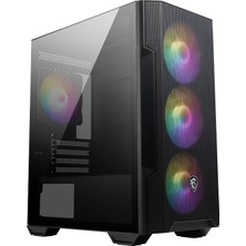 Odea Msı Mag Forge M100R Temperli Cam Mesh 4X120MM Argb Fan USB 3.2 Micro-Atx Tower Gaming (Oyuncu) Kasa