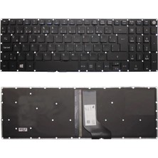 Odea Pars Power Notebook Klavye - AC-051 - Siyah-Işıklı - Aspire E5-772G Muadili ile Uyumlu