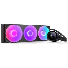 Odea Nzxt Kraken Plus 360 Rgb - Aıo Cpu Sıvı Soğutucu - 360MM Radyatör - F360 Rgb Çekirdek Tek Çerçeve Fan - Özelleştirilebilir 1,54 Inç Kare LCD - Amd® Am5, Am4 - Intel® Lga 1851/1700, 1200/115X - Siyah