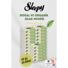 Odea Sleepy Organik Islak Mendil 25 Al 23 Öde Hediyeli