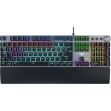 Odea Aula F2058 Bilek Destekli Rgb Makrolu Mekanik Kablolu Oyuncu Klavyesi