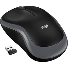Odea Logitech M185 Kablosuz Mouse, 1.000 Dpı Optik Sensör, Sağ ve Sol Elle Kullanıma Uygun, 10 M Kullanım Mesafesi, 12 Ay Pil Ömrü, Gri
