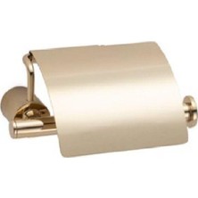 Odea System Icona Kapaklı Tuvalet Kağıtlığı Gold Renk 85X118X158 mm