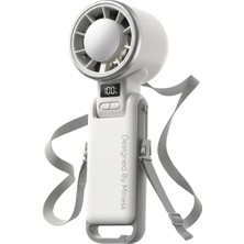 Odea Minesk Airflow Pro Taşınabilir Mini Vantilatör - Buz Etkisi - Katlanabilir Tasarım ve Boyun Askılı - En Düşük Hızda 9 Saat 30 Dakikaya Varan Kullanım Süresi
