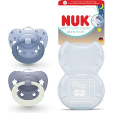 Odea Nuk Fc Classic 2'li Gece/gündüz Emzik, 0-6 Ay,mavi
