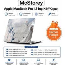 Odea Mcstorey MacBook Pro 13 Mermer Desenli Kılıf A1706 A1708 A1989 A2159 A2251 A2289 A2338 M1 M2 Uyumlu Baskılı Sert Kılıf Ince Hafif Koruyucu Kapak R-39