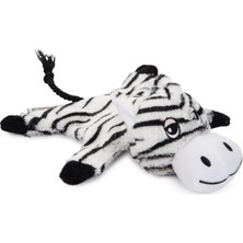 Odea Beeztees Köpek Oyuncağı Kaplan, Peluş, Beyaz/siyah, 18X19X8CM