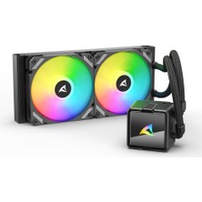 Odea Sharkoon Fan Sıvı Soğ. Amd/ıntel Argb S50 Argb Black