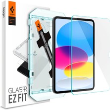 Odea Spigen iPad 11" (2025) / 10.9" (2022) ile Uyumlu Kolay Kurulum Cam Ekran Koruyucu Glas.tr Ez Fit Hd Şeffaf - AGL05554 (Spigen Tr Garantili)